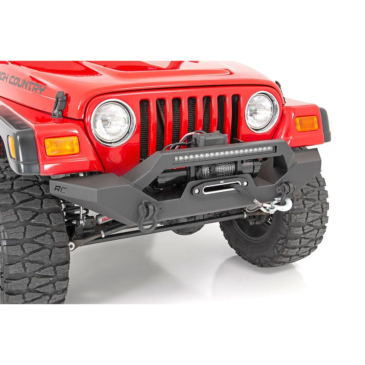 Jeep Full Width Front LED Winch Bumper (87-06 Wrangler YJ/TJ)