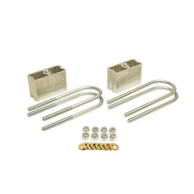 BELLTECH 6200 LOWERING BLOCK KIT UNIVERSAL 3 IN. REAR LOWERING BLOCK KIT