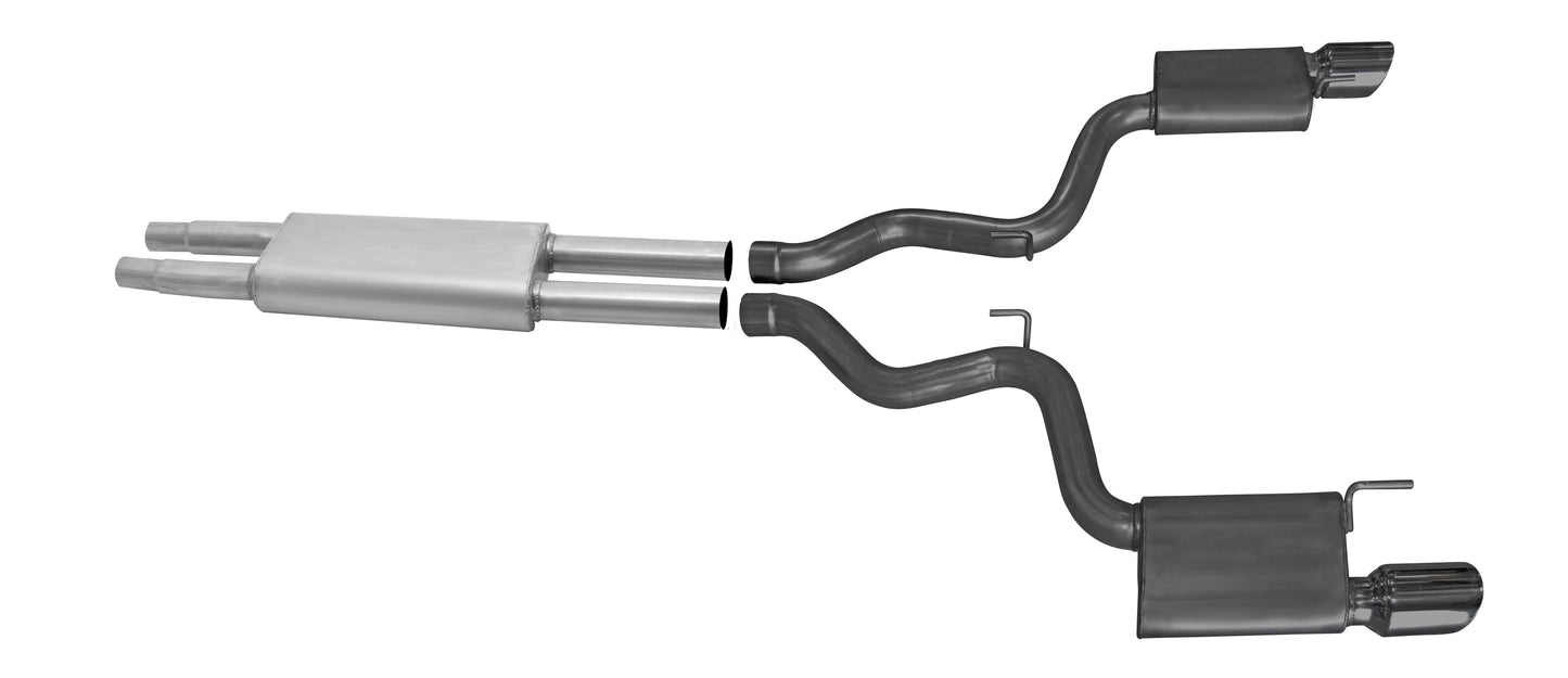 Cat-Back Dual Exhaust System, Black Ceramic