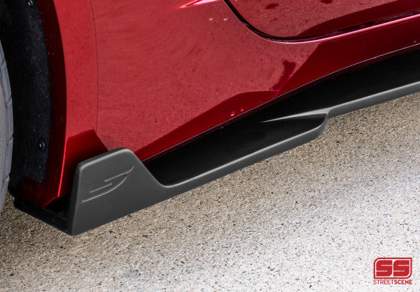 STREET SCENE 2014-2019 CORVETTE C7 GROUND EFFECTS KIT SKU# 950-70624 Matte Black