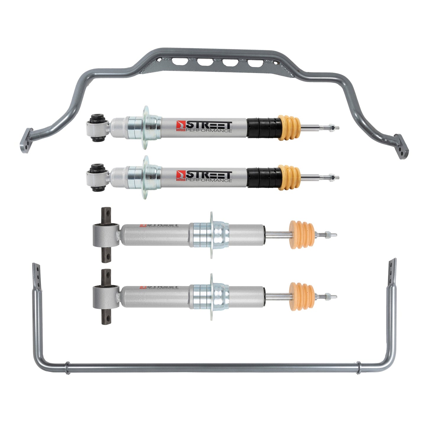 BELLTECH 1105SPS LOWERING KIT FRONT AND REAR COMPLETE KIT W/ STREET PERFORMANCE STRUTS 2021+ GM TAHOE / YUKON 2WD/4WD SHORT WHEEBASE