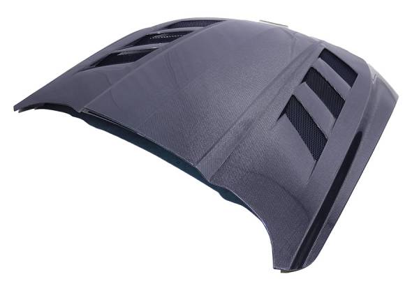 Carbon Fiber Hood AMS Style for Ford MUSTANG 2DR 2018-2022