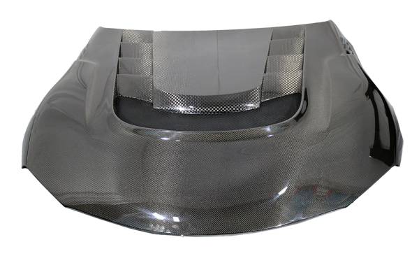 VRS Style Double-Sided Hybrid Carbon Fiber Hood for Toyota Supra GR 2020-2024
