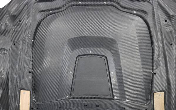 VRS Style Double-Sided Hybrid Carbon Fiber Hood for Toyota Supra GR 2020-2024