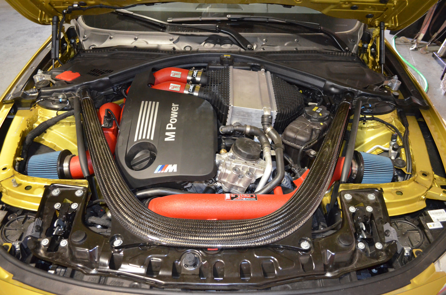 Injen Wrinkle Black SES Intercooler Pipes