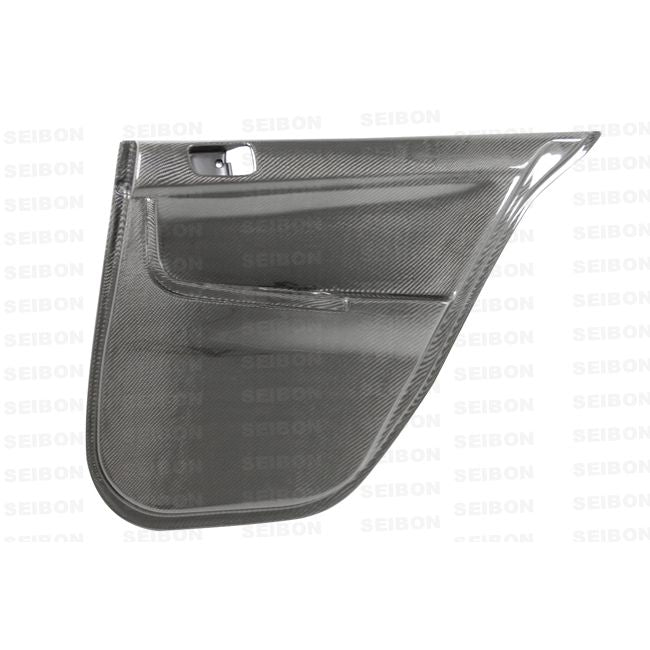 Seibon Carbon DP0809MITEVOX-R Carbon Fiber Rear Door Panels For 2008-2015 Mitsubishi Lancer EVO X
