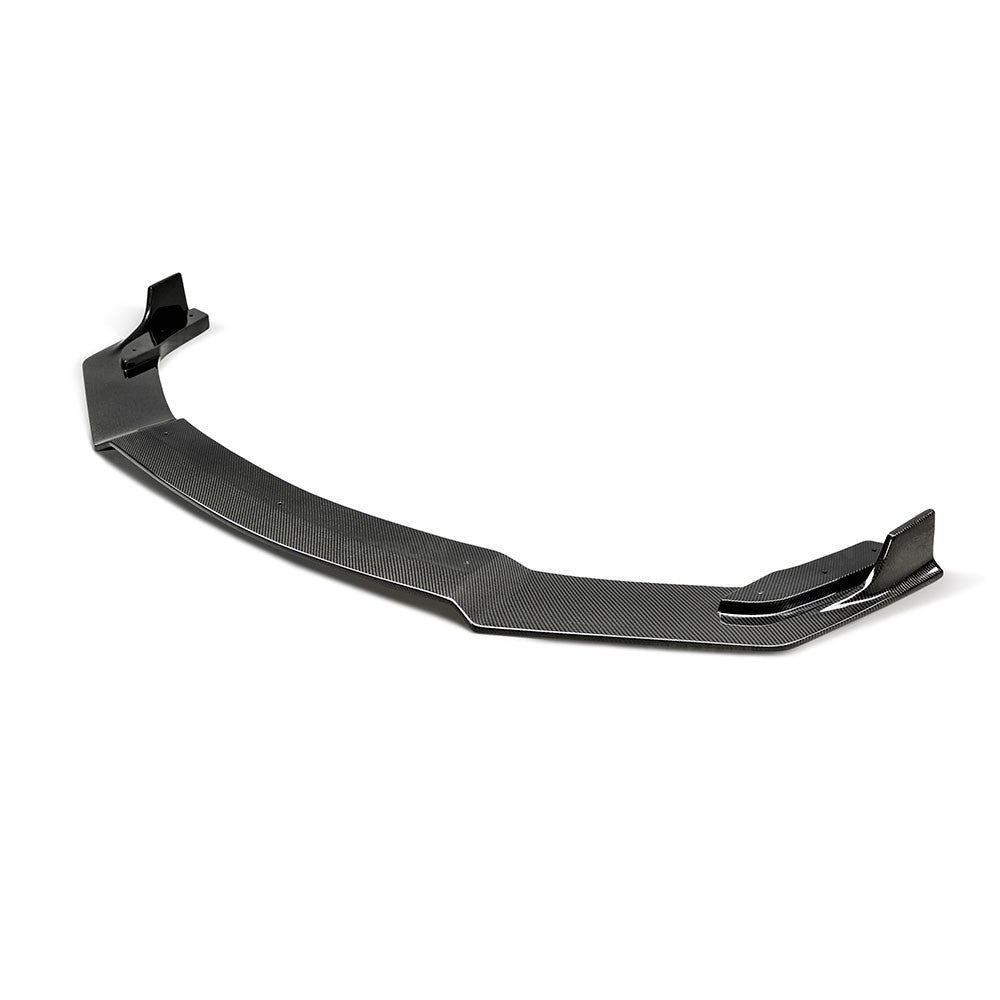 Seibon FB16HDCV4-TT-GF-07 Carbon fiber splitter for TT-style fiberglass front bumper for 2016-2020 Honda Civic 4 Dr
