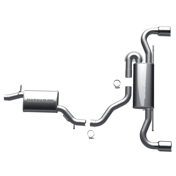 Audi TT Touring Series Stainless Steel Cat-Back Exhaust - Dual Split Rear Exit
