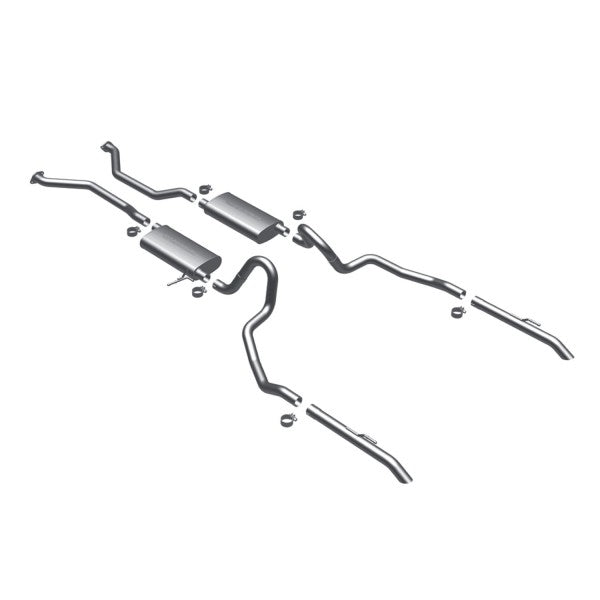 Ford Crown Victoria / Mercury Grand Marquis Stainless Steel Cat-Back Exhaust - Dual Split Rear Exit