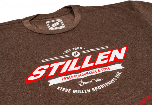 Stillen Retro Logo Power Performance Style T-Shirt - Large