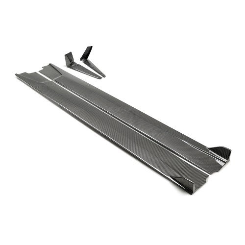 TB-style carbon fiber side skirts for 2017-2020 Infiniti Q60