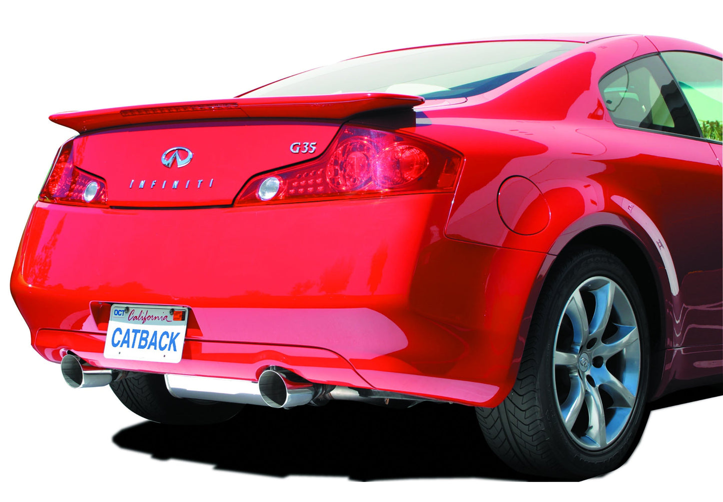 2003-2007 Infiniti G35 Coupe Stainless Steel Exhaust Systems - Dual Wall Tips - 504360D