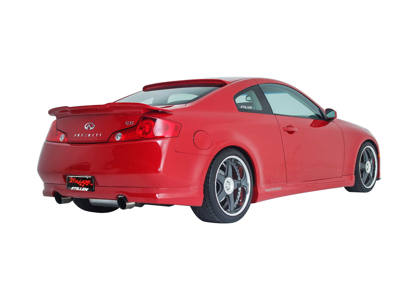 2003-2007 Infiniti G35 Coupe Stainless Steel Exhaust Systems - Dual Wall Tips - 504360D