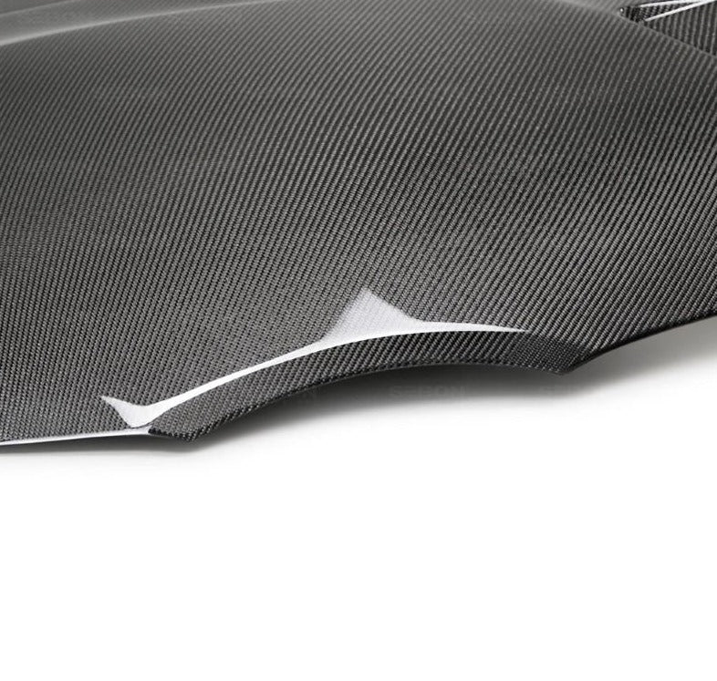 Seibon TSII Style Double-Sided Carbon Fiber Hood Toyota Supra A90 2-Door Coupe 2020-2021