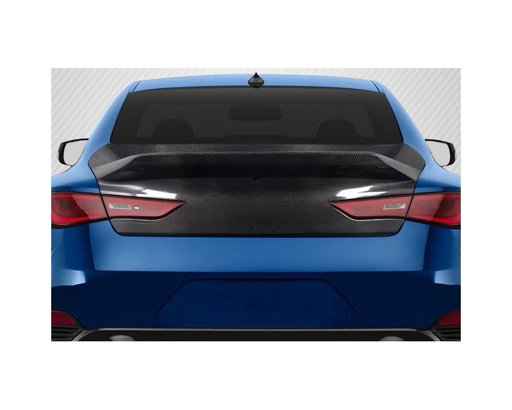 2017-2022 Infiniti Q60 2DR Carbon Creations Invo Trunk - 1 Piece