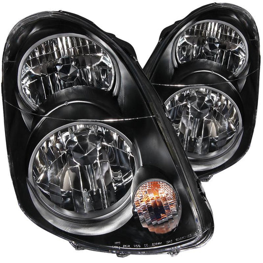 Anzo USA Crystal Headlight Set Infiniti G35 2003-2004