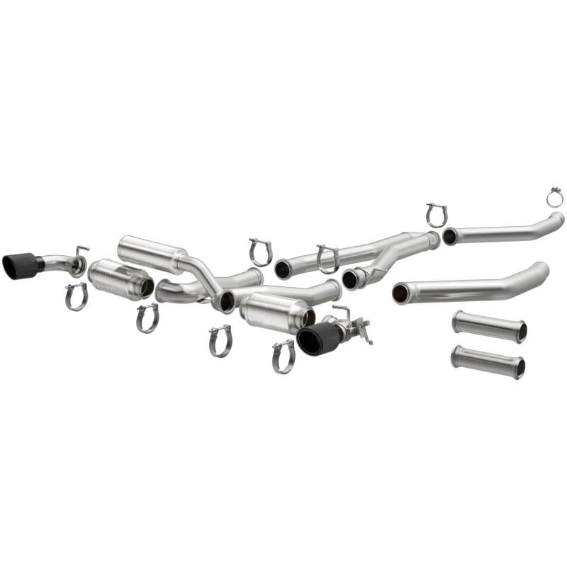 MagnaFlow Exhaust Products xMOD Series Carbon Fiber Tips Cat-Back System Toyota Supra 2020-2021 3.0L 6-Cyl