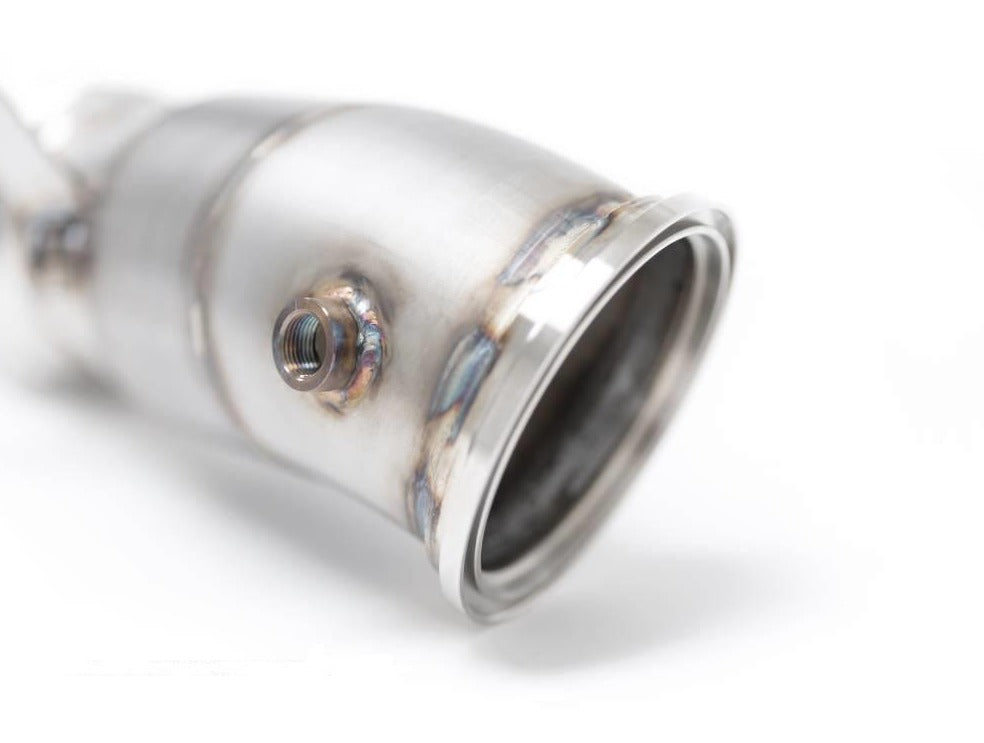 AMS Performance MKV A90 2020+ Toyota Supra Street Downpipe w/ EPA-verified Ultra High Flow GESI Catalytic Converter