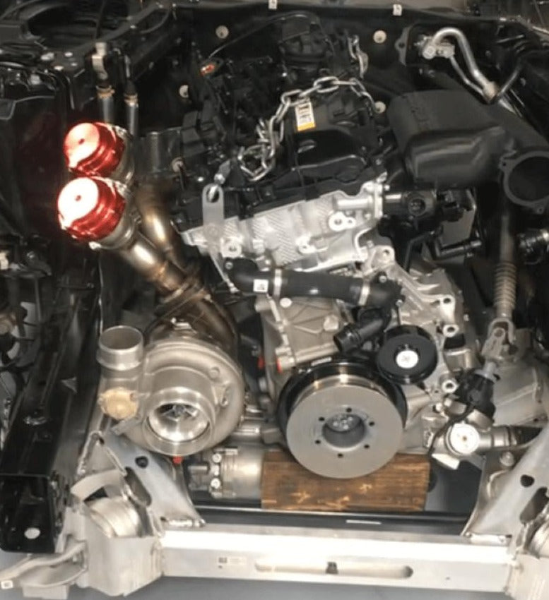 Full Race External WG Turbo Manifold Toyota Supra A90 2020-2021