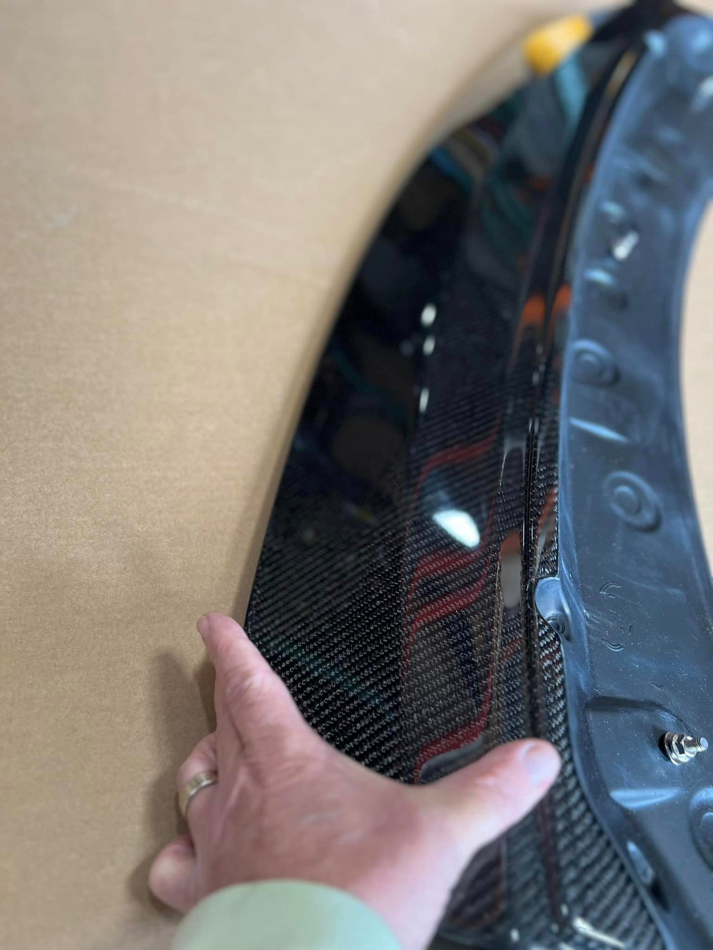 18+ Kia Stinger SBGT Duckbill rear hatch lid spoiler CF