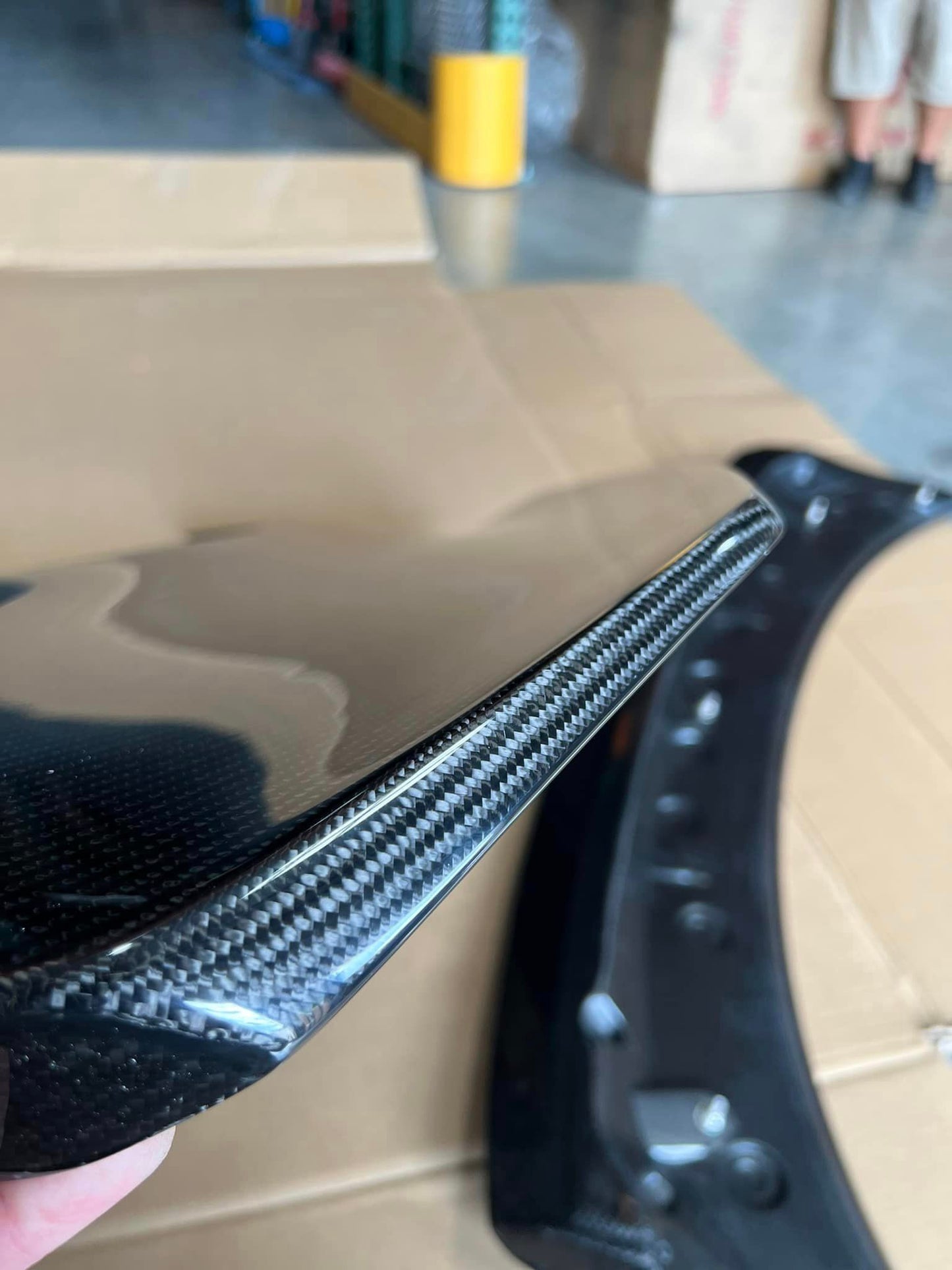 18+ Kia Stinger SBGT Duckbill rear hatch lid spoiler CF