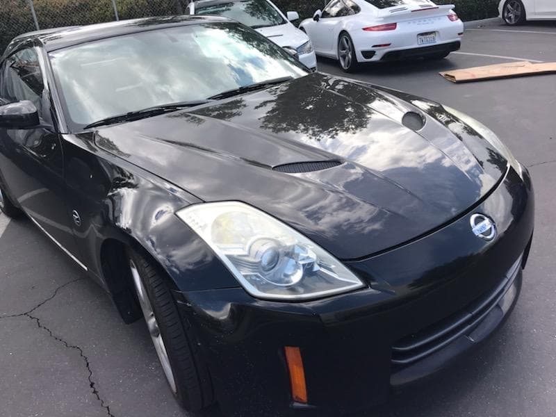 350z SBGT CF hood