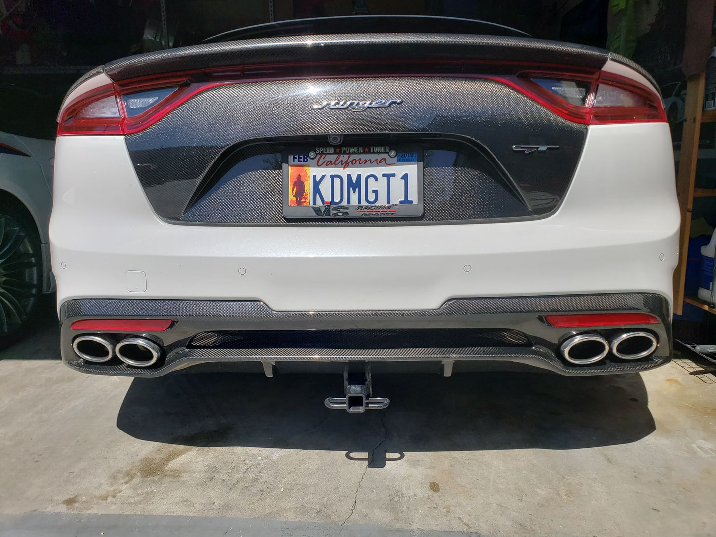 Kia Stinger SBGT CF Oem style Diffuser