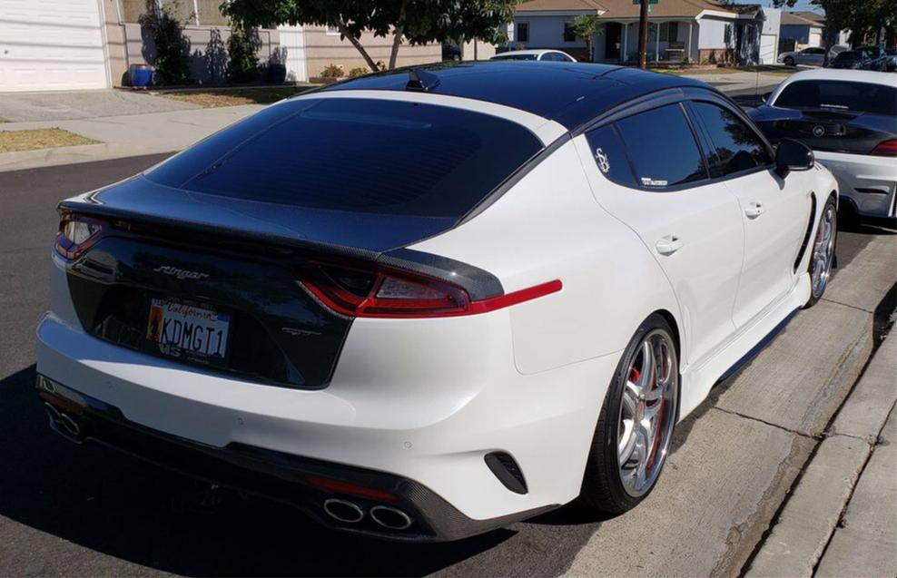 Kia Stinger SBGT CF Window Visors 4pc