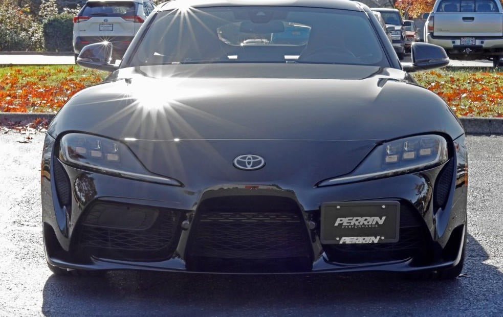 Perrin Performance License Plate Relocate Toyota Supra 2020-2021