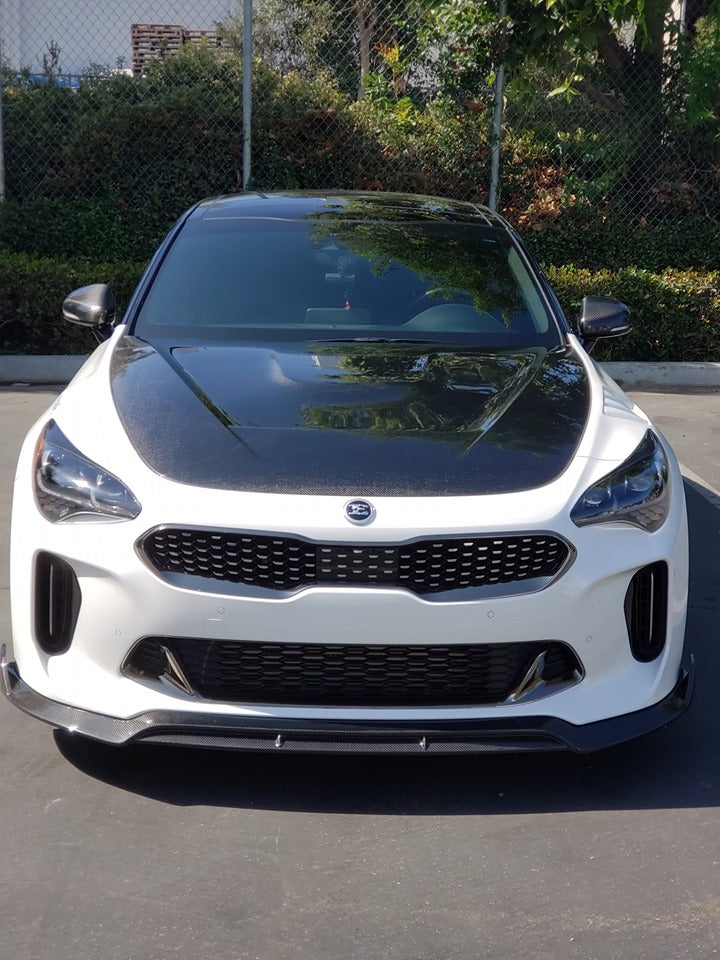 Kia Stinger SBGT M CF hood.