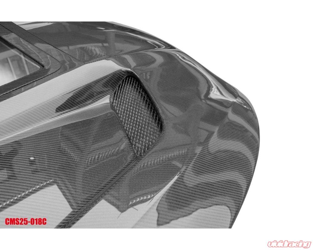 CMST Tuning Tempered Glass Transparent Clearview Hood Bonnet Infiniti Q60 2017-2022 FRP