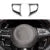 Carbon Fiber Steering Wheel Panel Sticker For Kia Stinger 2018 2019 2020 2021 2022 Control Button Frame Cover