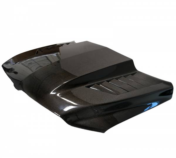 Carbon Fiber Hood TMS Style for Dodge Ram 1500 2DR/4DR 19-22