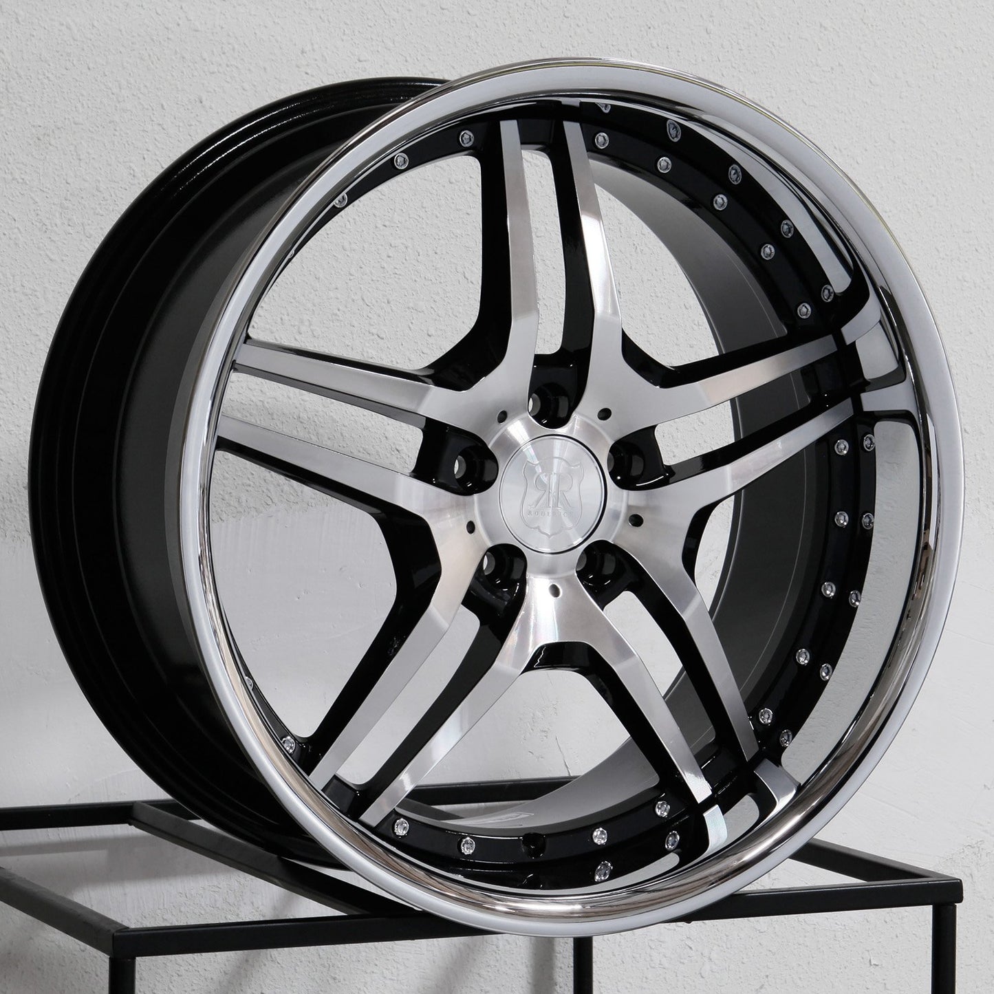MRR Wheels RW2 Black Chrome Lip
