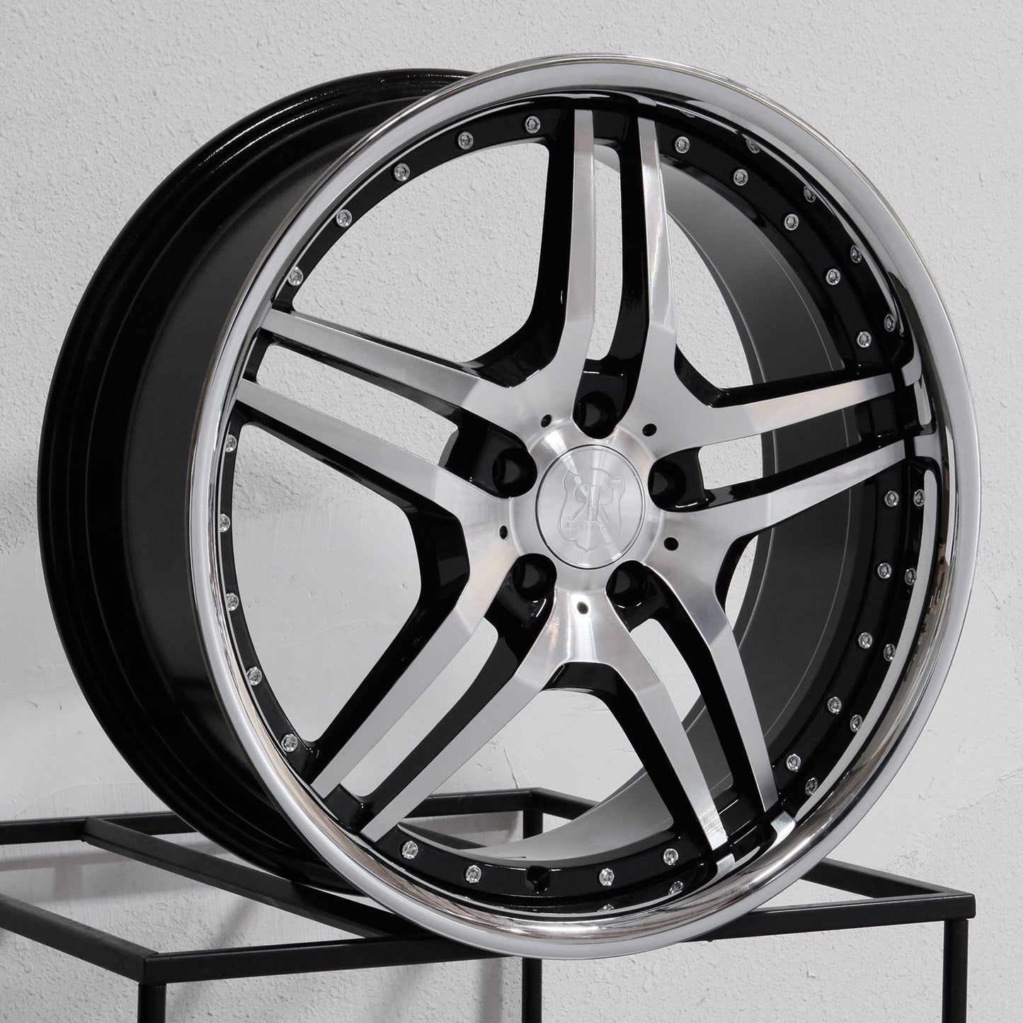 MRR Wheels RW2 Black Chrome Lip