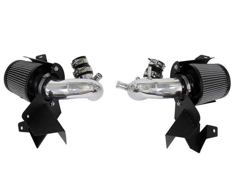 HPS Performance Cold Air Intake Kit 18-19 Kia Stinger 3.3L V6 Twin Turbo, Includes Heat Shield, Black