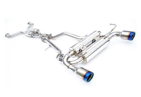 Invidia Q300 Catback Exhaust with Rolled Titanium Tips for Infiniti Q60 3.0T 2017-2020