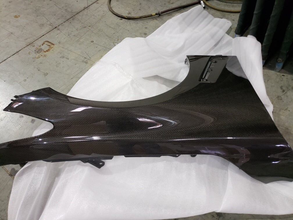2017+ Q60 Coupe OEM CF Fenders Pair