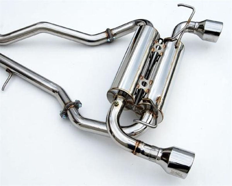 Invidia Gemini Stainless Steel Polished Tips Catback Exhaust Infiniti Q50 RWD 2014-2015