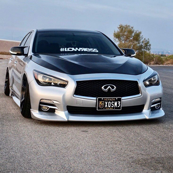 14-18 Infiniti Q50 Carbon Fiber Hood GTS Style
