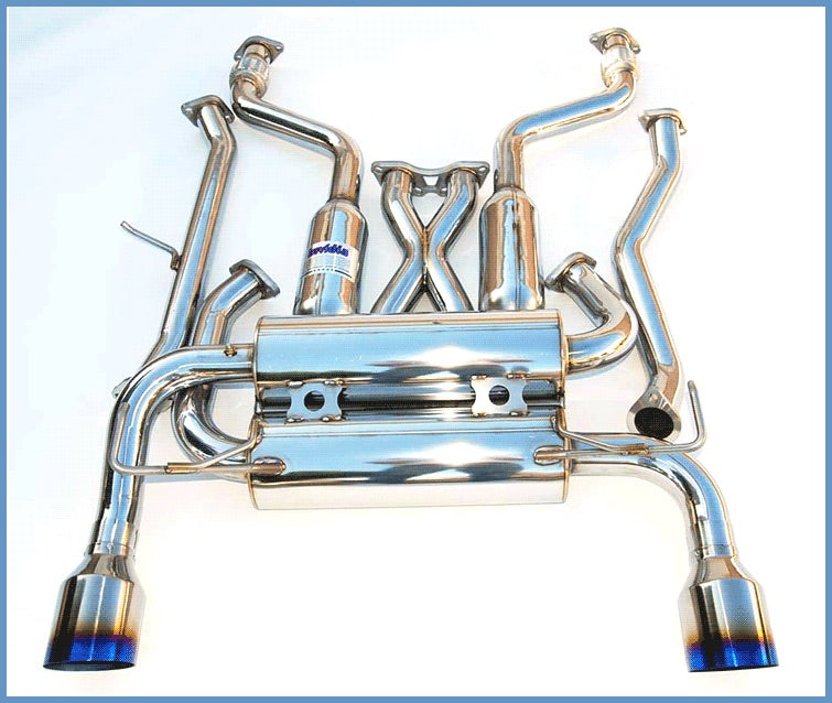09-Up INVIDIA FX35 Gemini Cat-Back Exhaust System