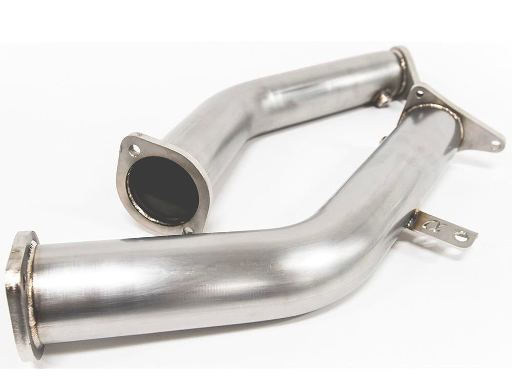 AMS Performance Alpha Infiniti Q60 / Q50 VR30 Red Alpha Lower Downpipes