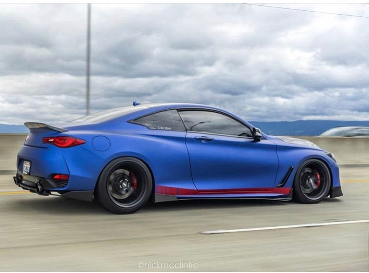 2017+ Q60 Coupe SBGT Rear Splitter