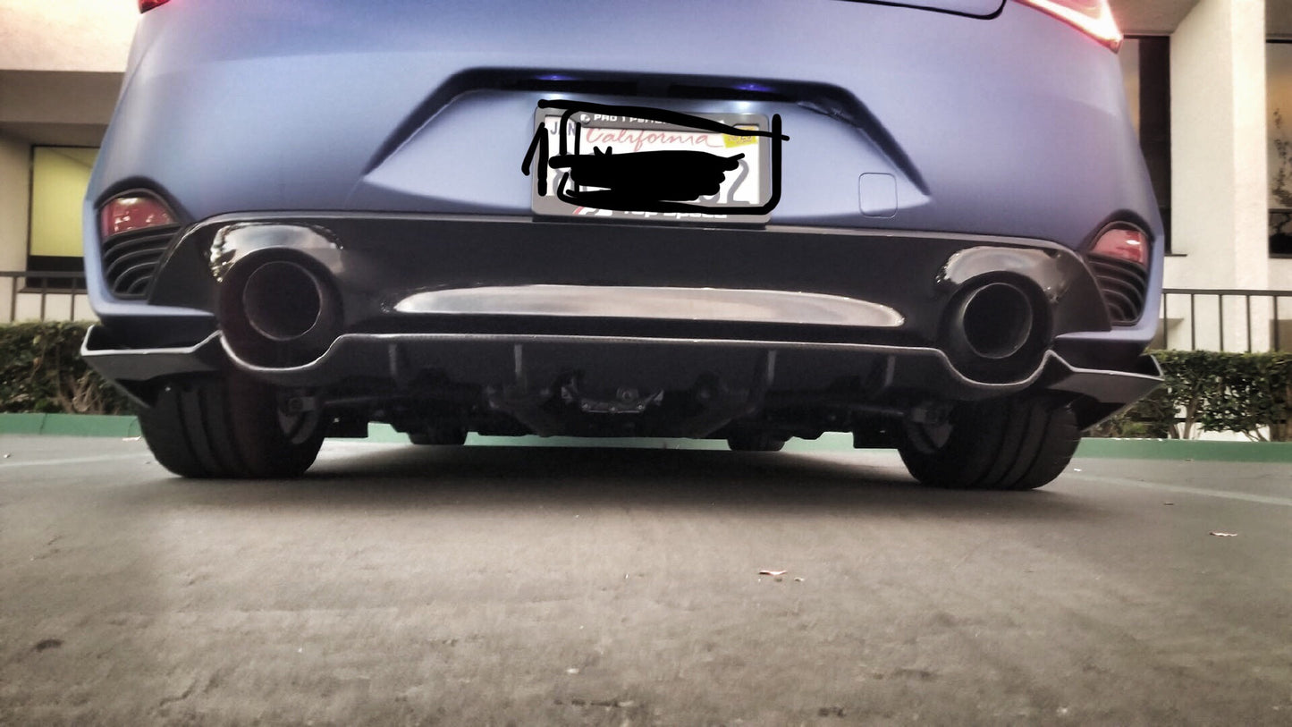 2017+ Q60 Coupe SBGT Rear Splitter