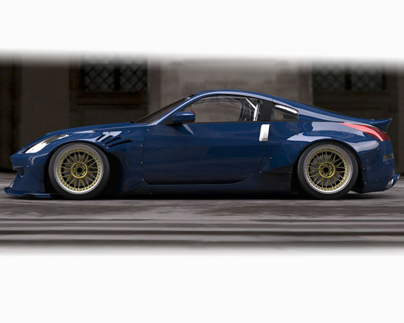 GReddy Rocket Bunny Wide Body Rear Fenders Nissan 350Z Z33 2003-2009
