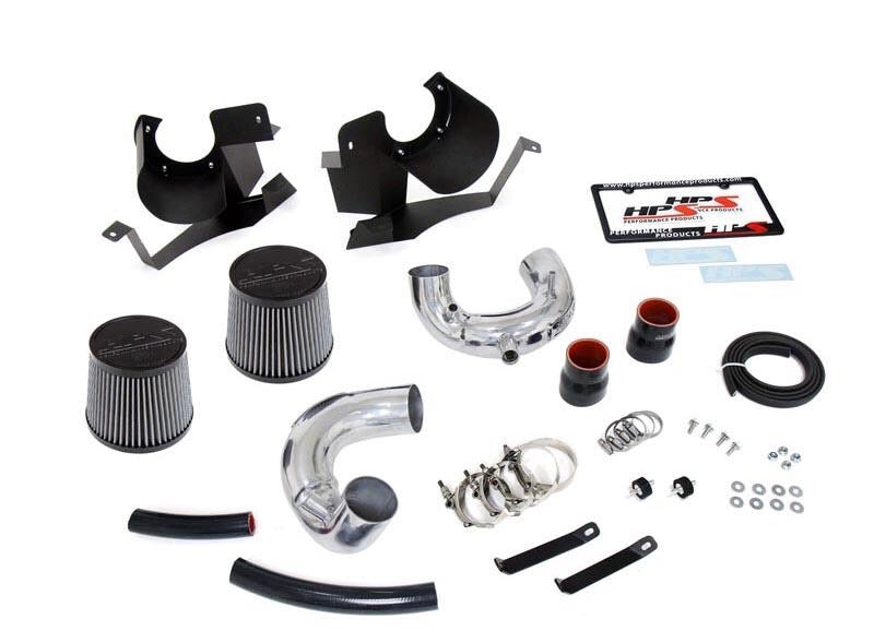 HPS Performance Cold Air Intake Kit 18-19 Kia Stinger 3.3L V6 Twin Turbo, Includes Heat Shield, Black