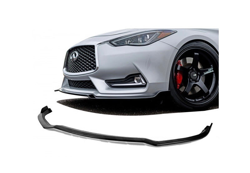 Stillen Front Splitter Matte Black Infiniti Q60 2017+