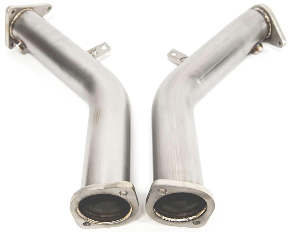 AMS Performance Alpha Infiniti Q60 / Q50 VR30 Red Alpha Lower Downpipes