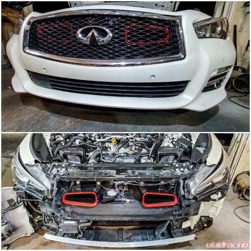Velossa Big Mouth Ram Air Intake Snorkel Infiniti Q50 2014-2020