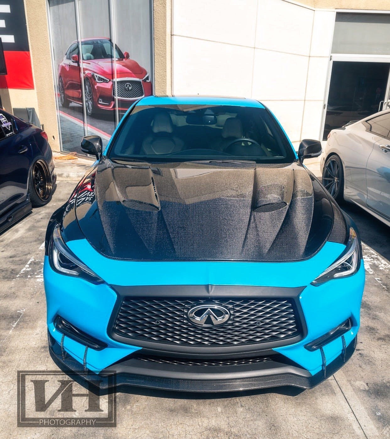 2017+ Q60 Coupe SBGT Front Splitter